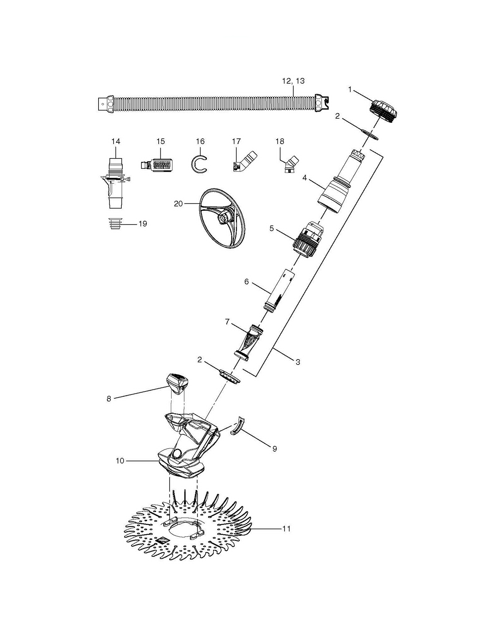 POOL360 | Baracuda TR2D In Ground Suction Side Pool Cleaner