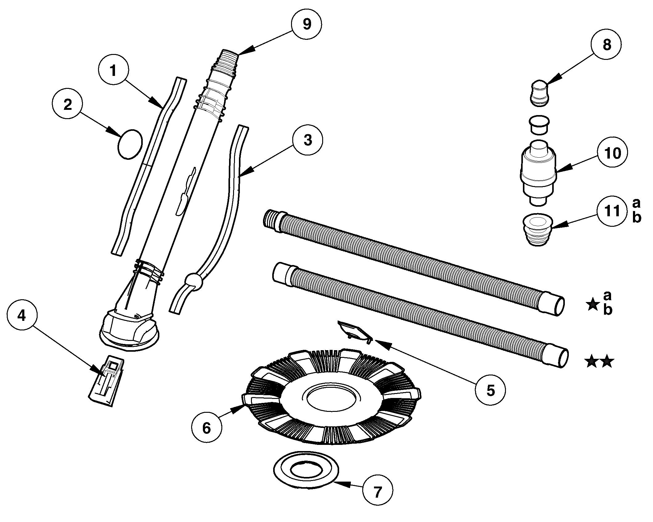 POOL360 AquaRay™ Above Ground Flapper Disc Cleaner