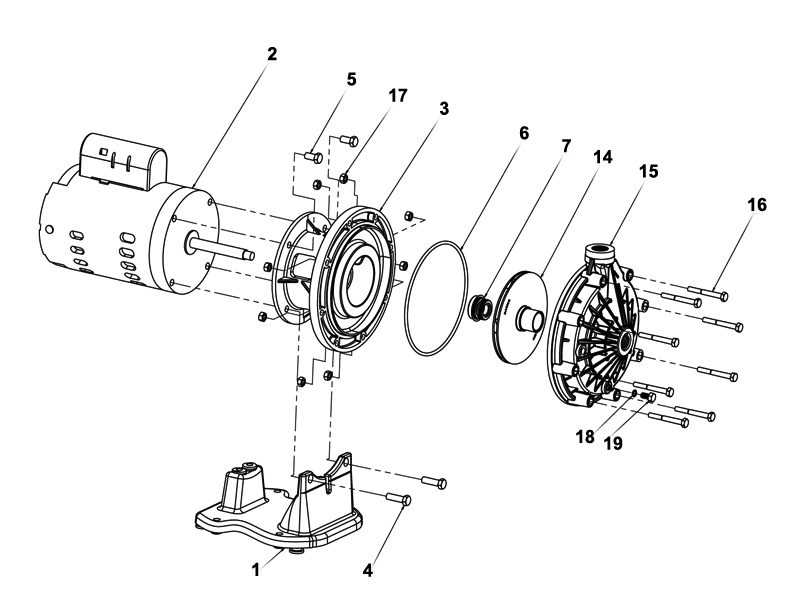 POOL360 Booster Pump 3/4 HP 115/230V 13/6.5 Amp