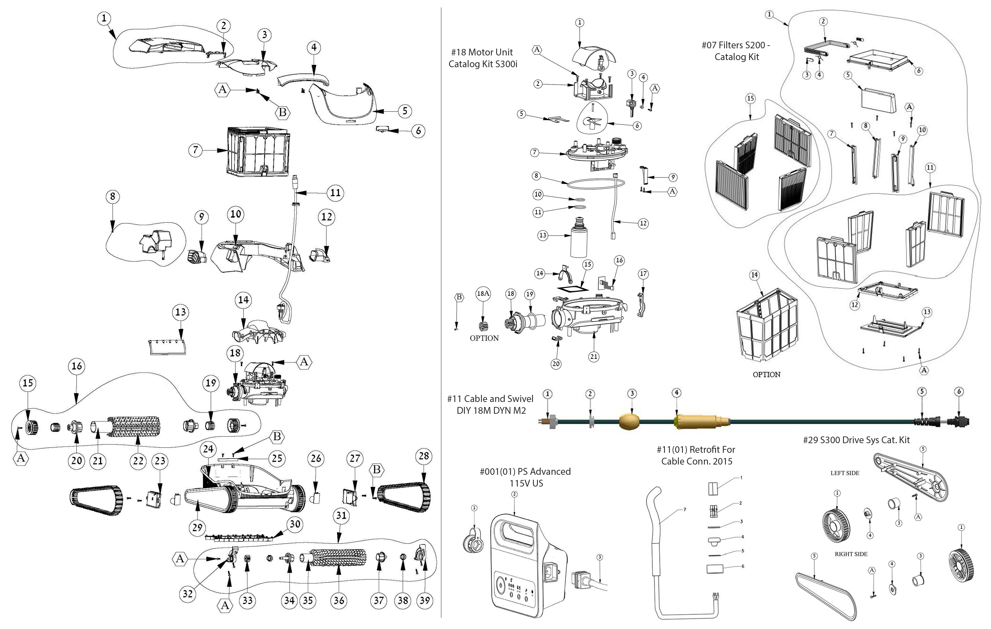 POOL360 Dolphin T35 Robotic Wall & Floor Pool Cleaner