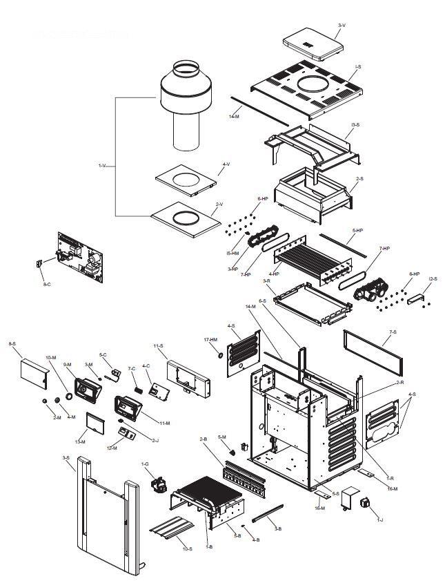 POOL360 Natural Gas Electric Heater 400K BTU