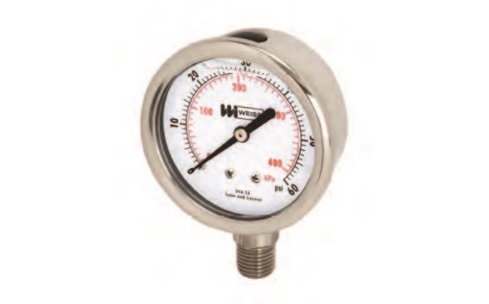 POOL360 | 2.5" Liquid Filled Pressure Gauge