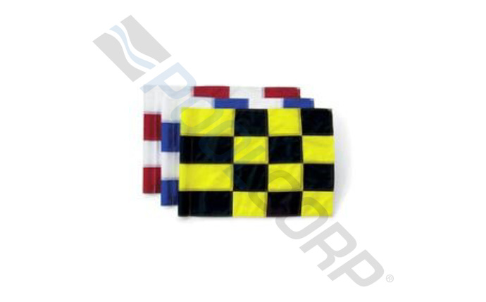 POOL360 | Blue/White Checkered Tube Style Regulation Flags