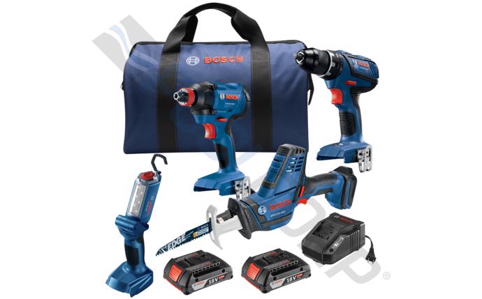 POOL360 4 Tool Combo Kit with Compact Tough 1 2