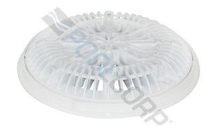 Super-Pro SG640-2310VC 8 in. Main Drain Anti-Vortex Frame & Grate White