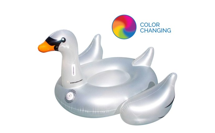 Pool360 Giant Led Swan Ride On Float 66 9848