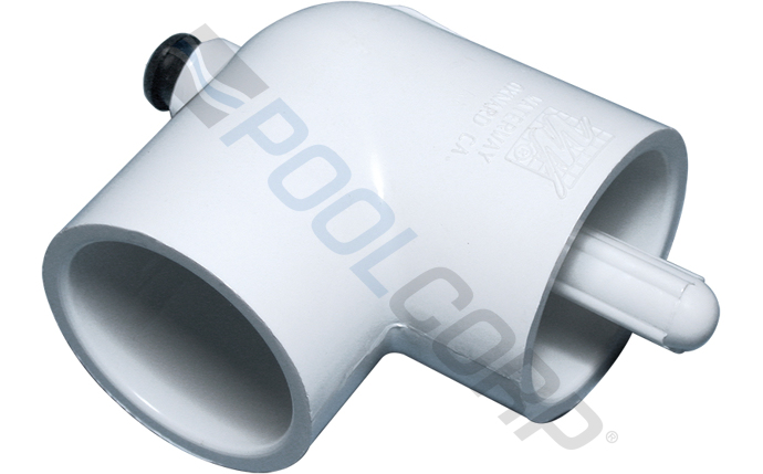 POOL360 | 90o ELBOW W/ THERMOWELL, 1-1/2S X 1-1/2S